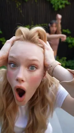 Second close-up frame from the sample video
